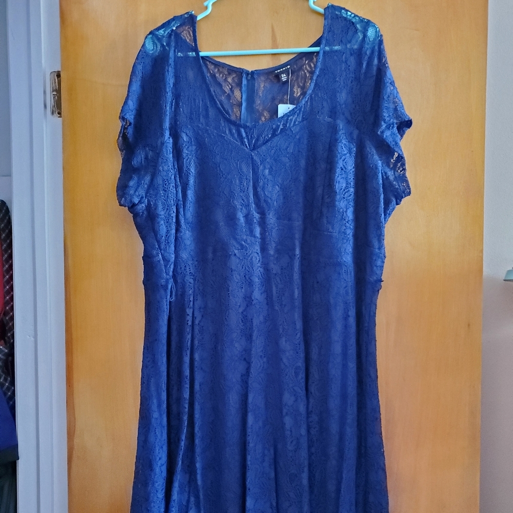 Navy Lace Dress